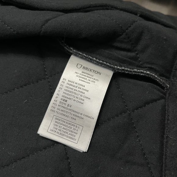NWT - Brixton Men’s Cass Quilted Insulated Fleece Jacket - Size L - Picture 14 of 15